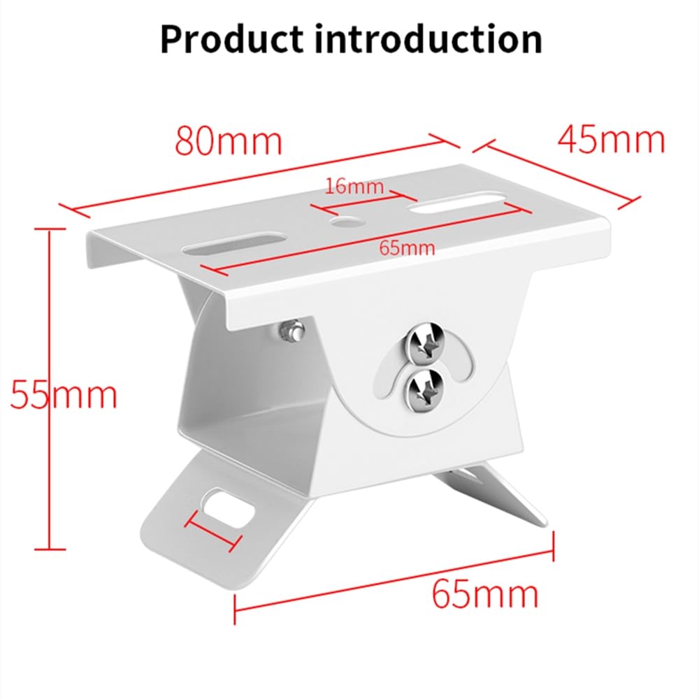 Coolotic Security Camera Corner Pole Mounting Bracket, Universal Wall Corner Mount Bracket Holder Stand for CCTV Camera PTZ Dome Vertical Pole