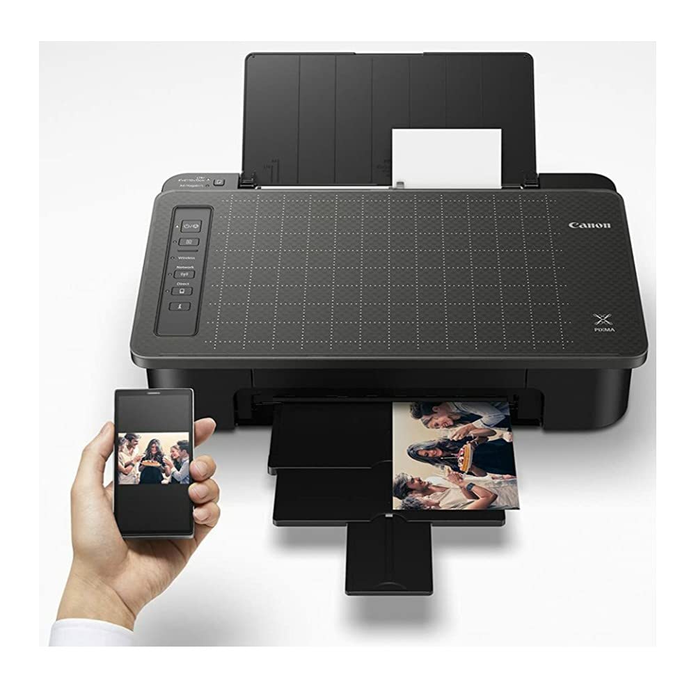 Canon TS302 Wireless, Single Function Inkjet Printer, Black, Works with Alexa