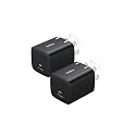 Belkin USB C Charger Block 25W (2 Pack) - PD3.0 PPS Super Fast Charging - Samsung Galaxy S26, S25, Apple iPhone 17, Air, Pro, Pro Max, AirPods, Apple