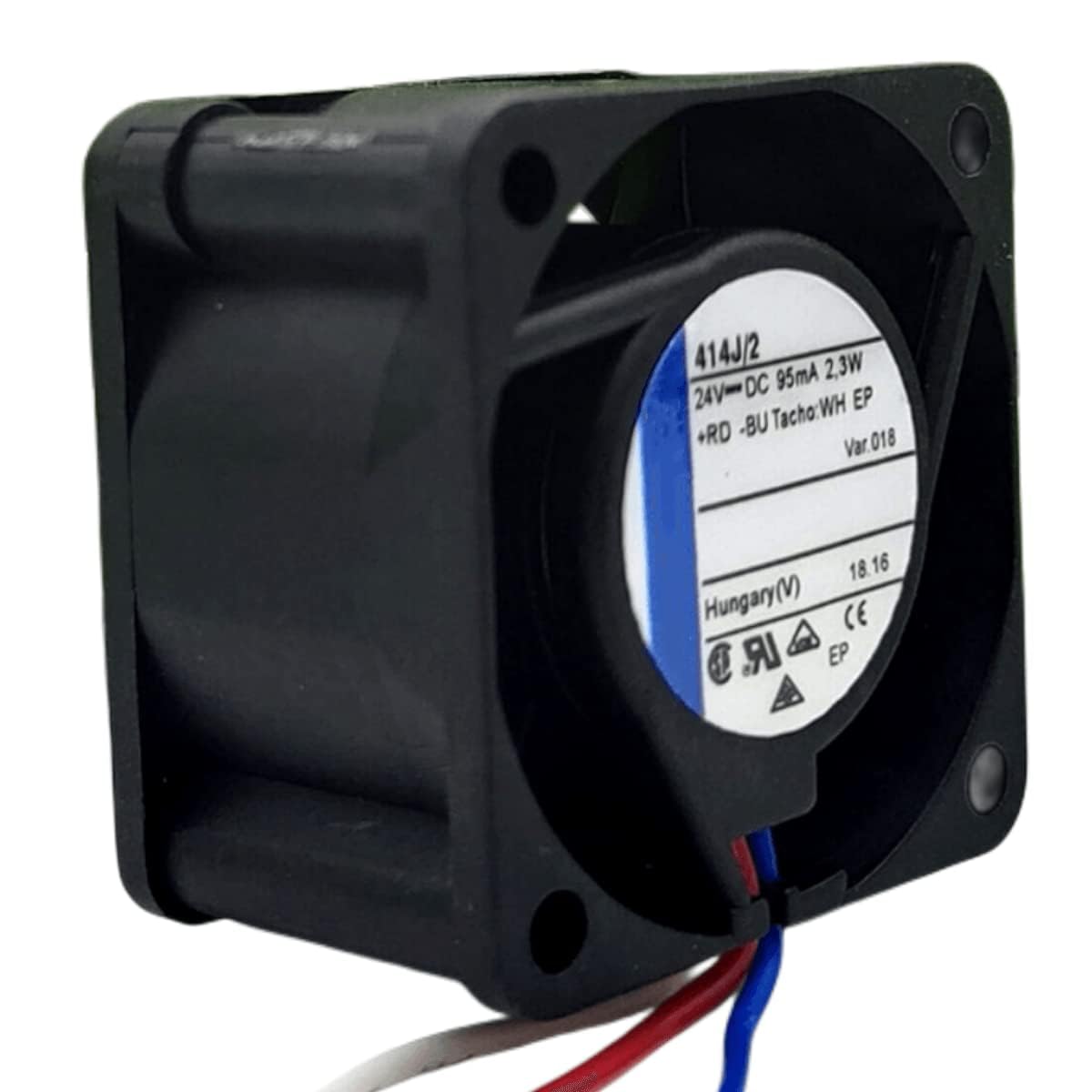 414J2 DC 24V 95mA 2.3W 40X40X20MM 3-Wire Cooling Fan