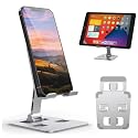 ROQRL Cell Phone Stand, 360 Angle Adjustable Cell Phone Holder, Foldable Cell Phone Stand for Desk, Equipped with A Storage Bag
