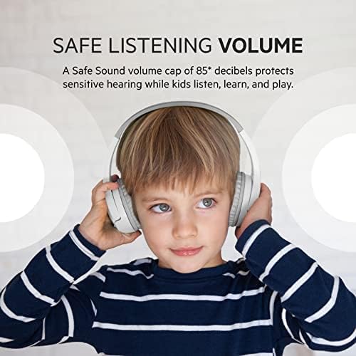 Belkin SoundForm Mini - Wireless Bluetooth Headphones for Kids with 30H Battery Life, 85dB Safe Volume Limit, Built-in Microphone - Kids On-Ear