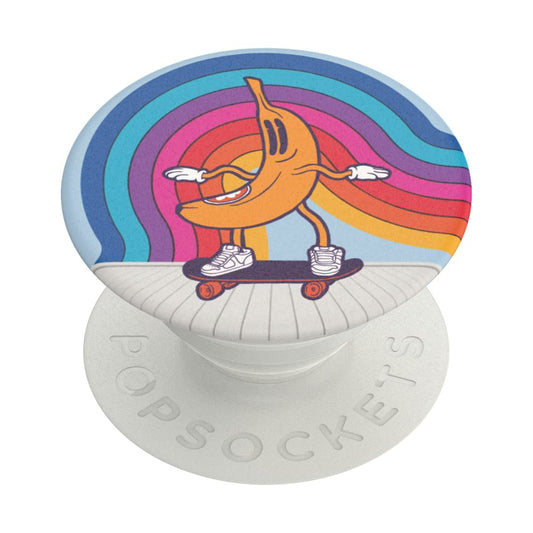 PopSockets Phone Grip with Expanding Kickstand, Adhesive Grip - Retro Banana