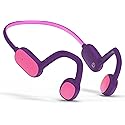 Mehomeli Kids Headphones, Bluetooth 5.2 Air Conduction Open Ear Headphones, 85dB Volume Limiting, Stereo Sound with Mic, IPX5 Waterproof, 10H…