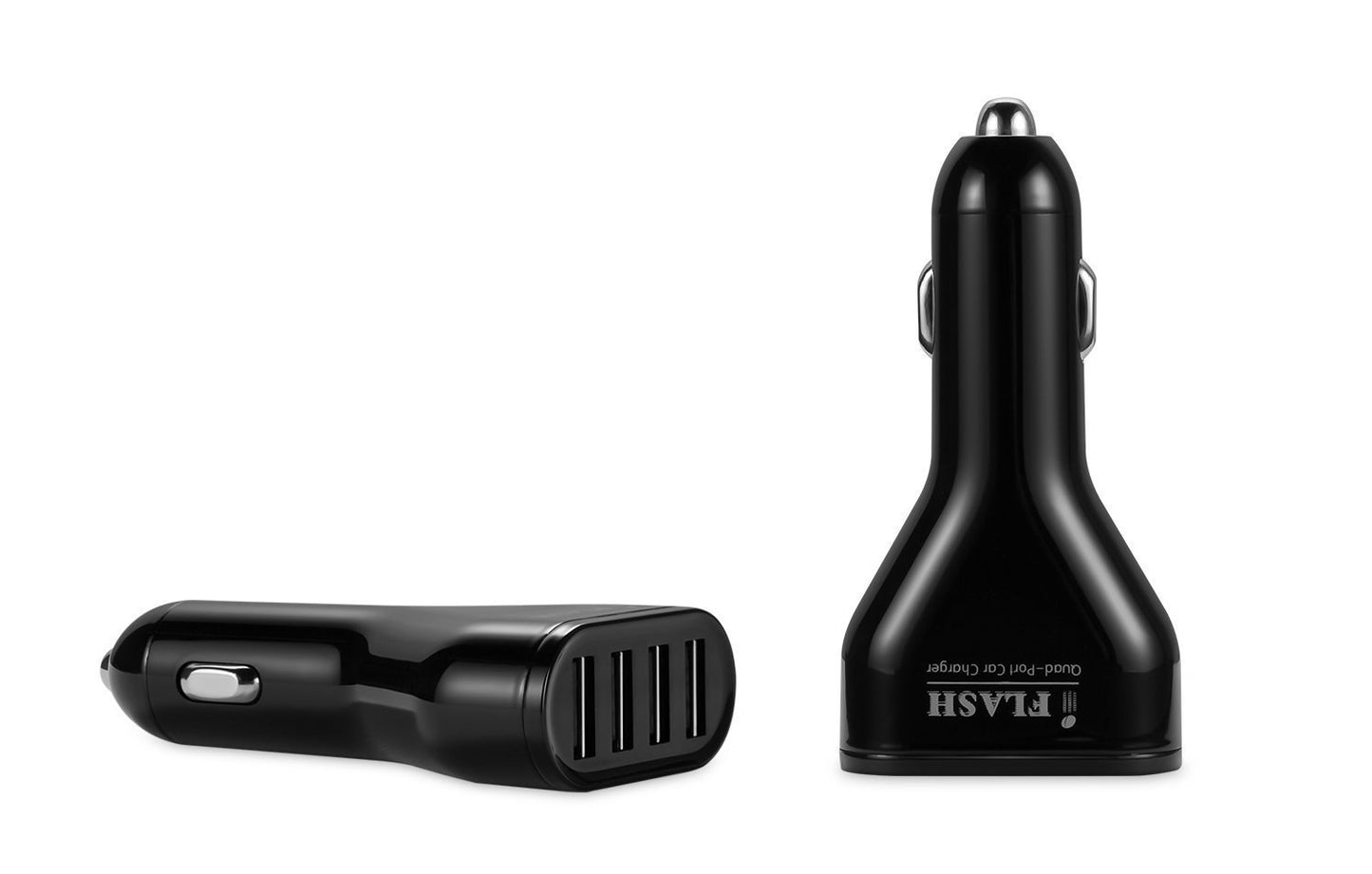 [Quad Port] iFlash 9.6A Car Charger for/Compatible with Apple iPad Pro/Air/mini/iPhone 13 12 11 Pro Max 6 7 8 X XS XR & Samsung Galaxy S7 S8 S9 S10