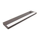 American Lighting 3-Complete LED Undercabinet Fixture, Adjustable 2700K-3000K-4000K Warm White, White, and Ultra Warm White Color, 16-Inch, Dark