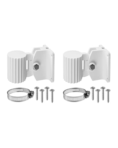 Wall Mount Bracket 2Pcs Fit for Ubiquiti NanoStation NS-5AC Loco5AC NSM5 LocoM5 NSM2 LocoM2 LTU Lite - Adjustable Outdoor Wireless Bridge Mount Fit