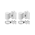 Wall Mount Bracket 2Pcs Fit for Ubiquiti NanoStation NS-5AC Loco5AC NSM5 LocoM5 NSM2 LocoM2 LTU Lite - Adjustable Outdoor Wireless Bridge Mount Fit