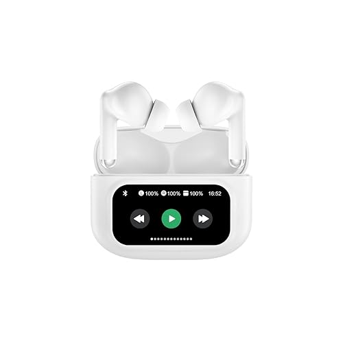 ADESSO Xtream T3 Bluetooth Wireless Earbuds with ANC and Touch Controlled Wireless Charging Case