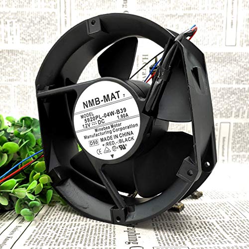 5920PL-04W-B39 12V 1.90A 172mm L×150mm W×51mm H 3-wire Cooling Fan