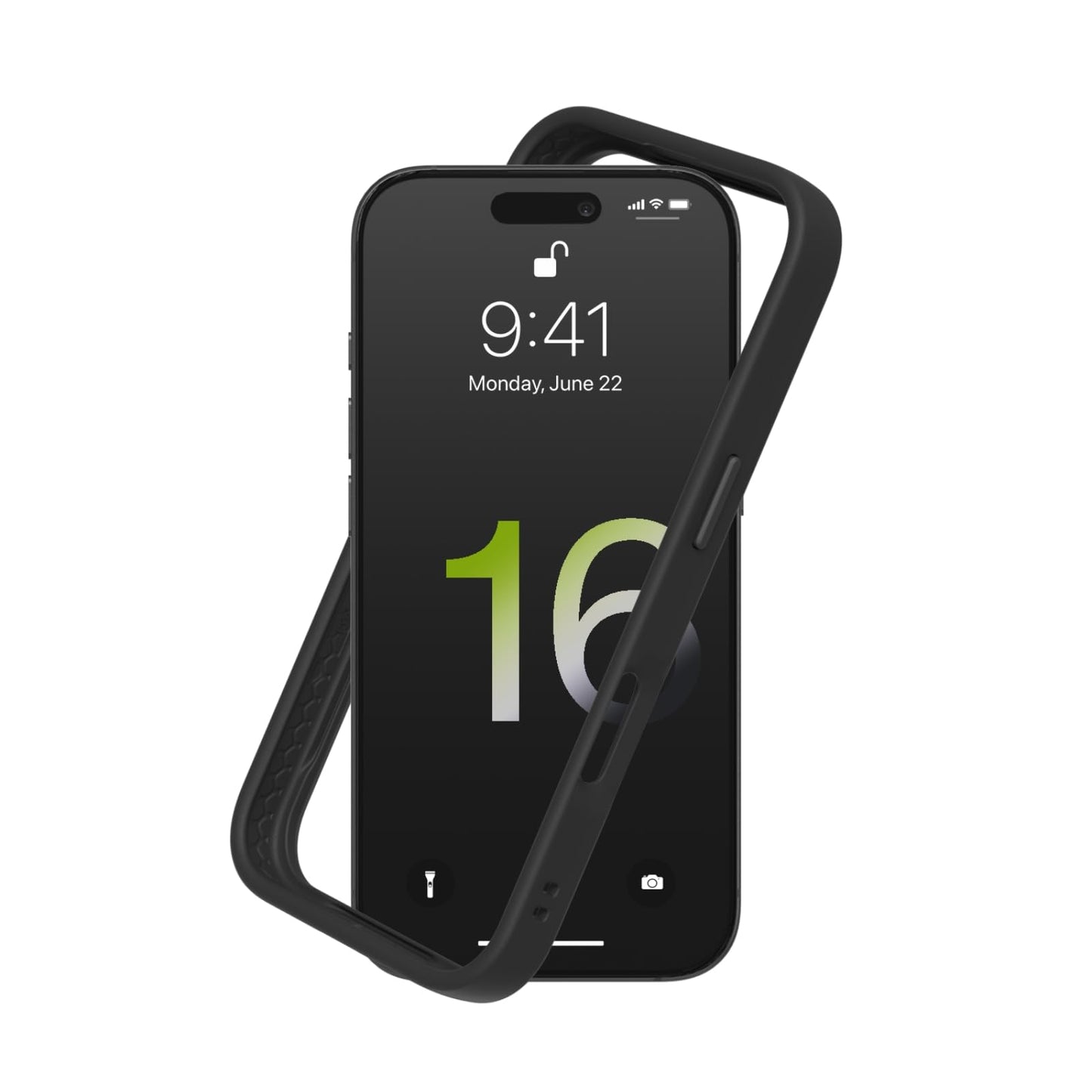 RhinoShield Mod NX Bumper Phone Case for iPhone 16 Pro Max Black