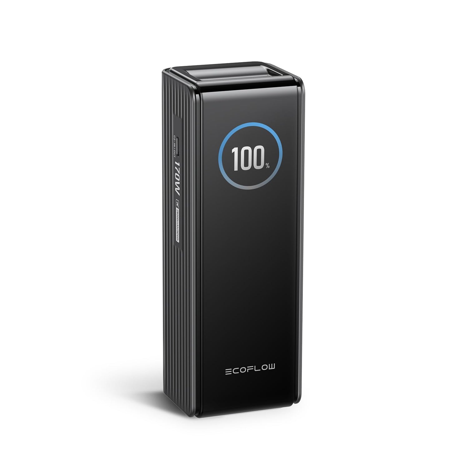 EF ECOFLOW Laptop Power Bank, 25,000mAh 170W Portable Charger with Dual 140W USB-C Ports, Smart Display, Flight-Approved for Travel, Fast Charging