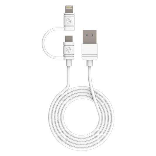 Cellet iPhone Charger Cable, iPhone Charging Cord with Micro-USB Connector Combo Compatible to iPhone 13 Pro Max Mini 12 Pro Max Mini 11 iPad Pro…
