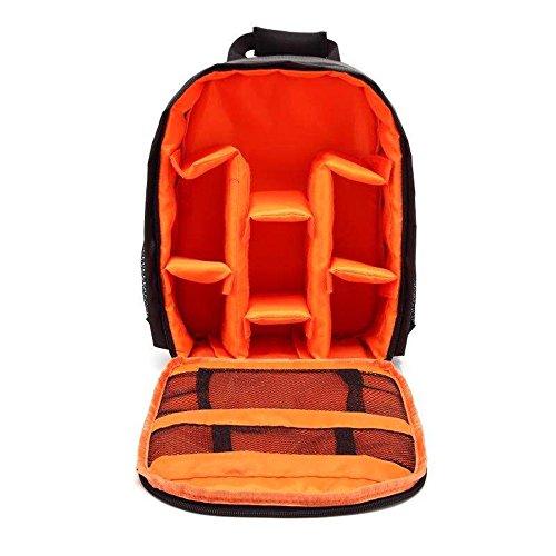 Andoer Camera Bag, Orange, 33 26.5 12.5cm / 12.99 10.43 4.92in