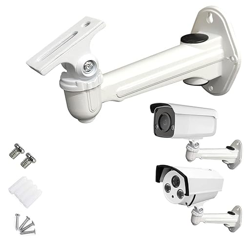 PUYREEINN Universal CCTV Security Camera Mount, IP Camera Mounting Brackets, Aluminum Alloy Indoor/Outdoor Wall Ceiling Mount Holder Stand Monitor