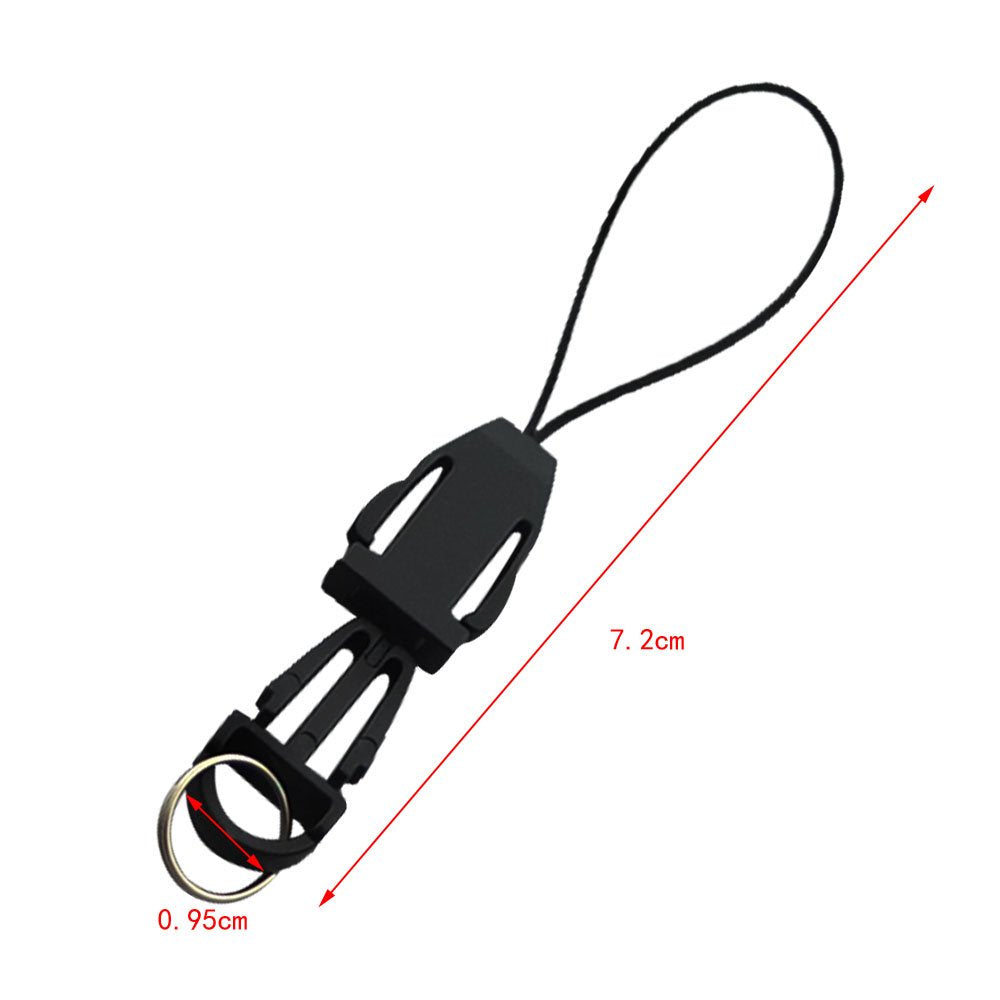 Bluemoona 50 PCS - Plastic Detachable Lanyard Wrist Strap Lariat Handy 4 Phone Key Ring Roud