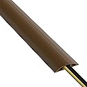 D-Line 30ft Floor Cord Cover, Floor Cable Protector, Extension Cord Cover, Protect Wires & Prevent Cable Trips, Cable Management Solution - Cord
