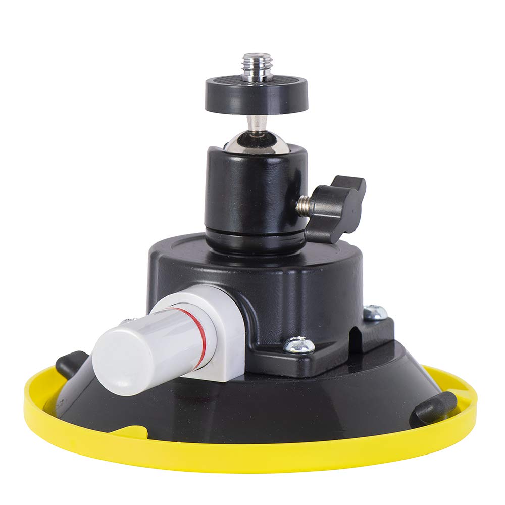 IMT 4.5" Suction Cup Camera Mount with 360 Ball Head, Air Pump Vacuum Suction Mount for Action Camera/DSLR/Camcorders/Phone, Camera Holder
