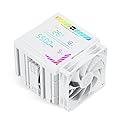 Thermalright Peerless Assassin 140 Digital White CPU Cooler, Double PWM Fans with 1850RPM Speed, Support Intel