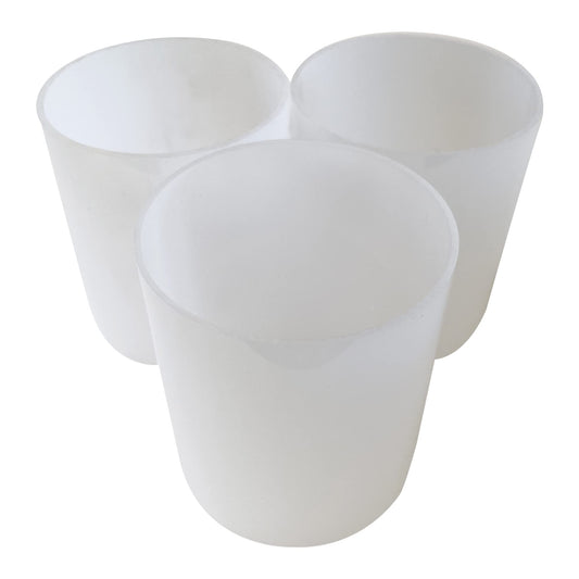 Spree Frosted Plastic Lens Globe for 3 Tier Metal Low Voltage Path Lights Compatible/Replacement for Malibu Landscape Lighting CL191, 8301-9200-01 or