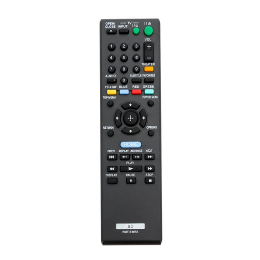 RMT-B107A DVD Remote Control for Sony Blu-ray Disc DVD Player in Living Rooms or Rooms, Size Approximately About 6 x 2 x 1 in, Replacement Remote