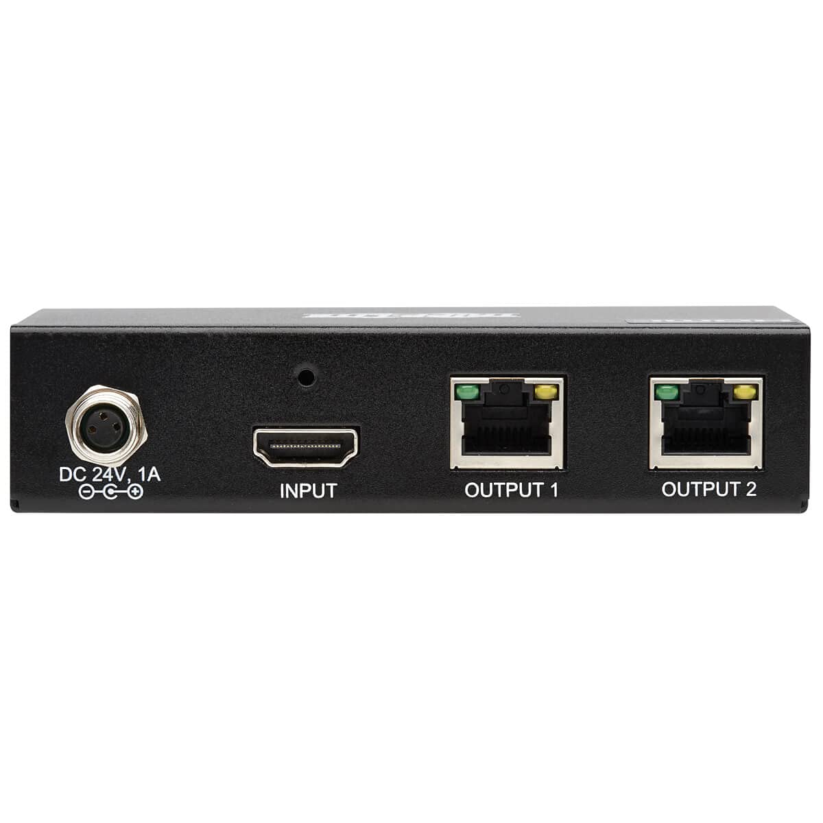 Tripp Lite HDMI Over Ethernet Cat6 Splitter 2-Port - Up to 230 feet or 70.1 Meters - 4K 60Hz Video, HDR, 4:4:4, PoC, HDCP 2.2, TAA Compliant
