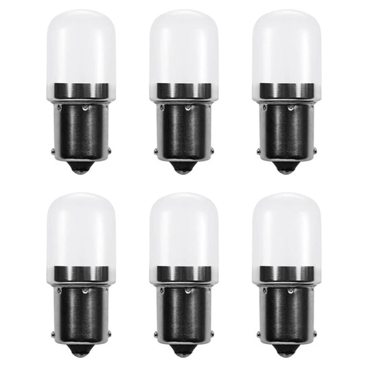 Makergroup 1141 BA15s Bayonet LED Bulbs 12V, Weatherproof 1156 S8 Landscape Light Bulb, 1W Warm White Color 2700K for RV and Outdoor Lighting Path