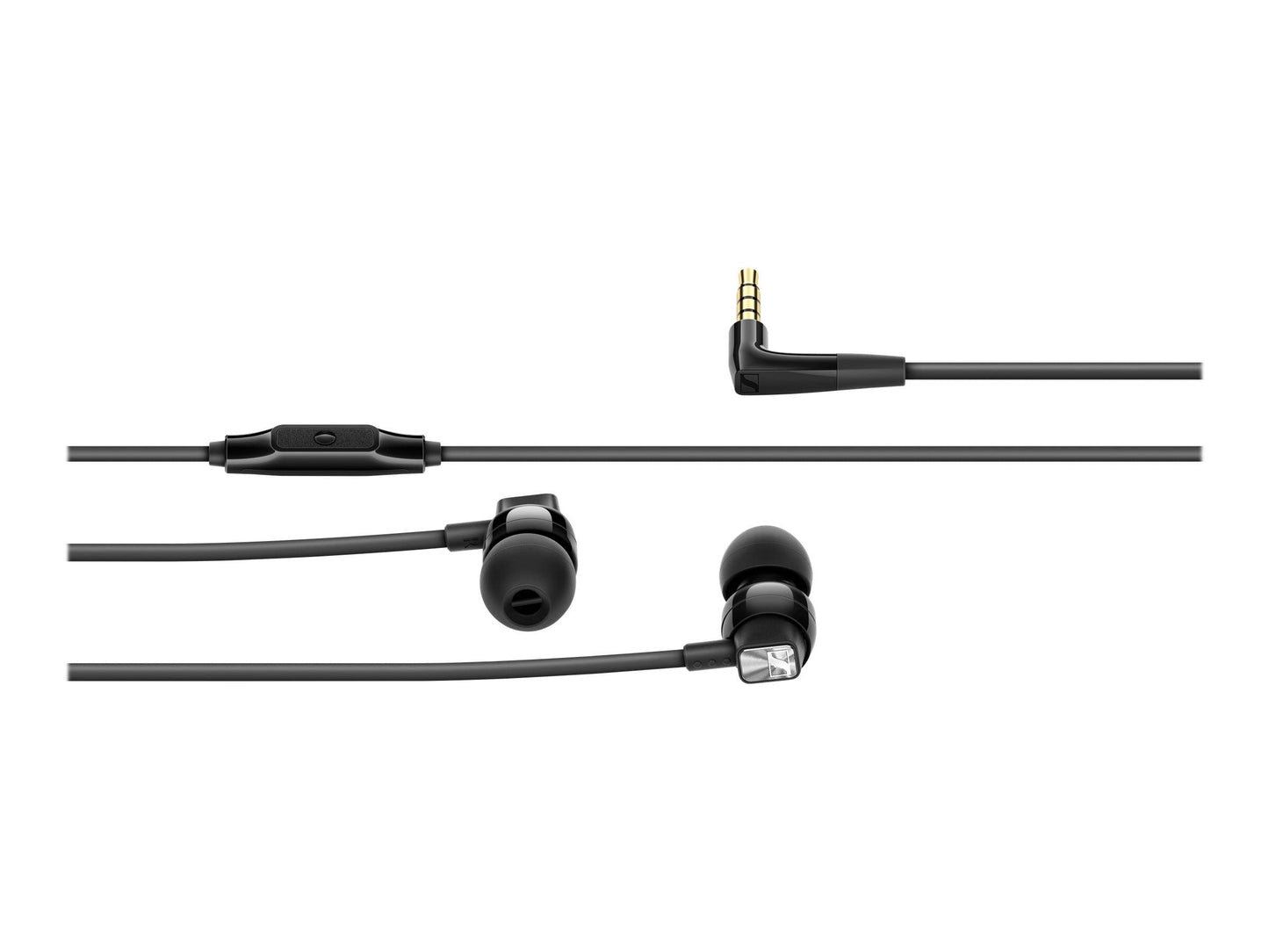 Sennheiser CX 300S in Ear Headphone with One-Button Smart Remote - Black