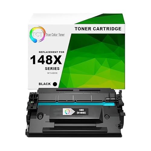 TCT 148X Toner Cartridge - Compatible Replacement for HP 148X W1480X Black High Yield Works with HP LaserJet Pro 4001 4001dn Printers (9,500 Pages)