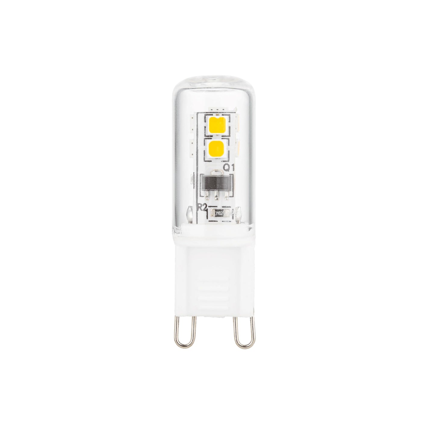 Goodlite G-83425 2W Led G9 Dimmable 120V 200 Lumens 300 Degree Beam Angle, 30W Equal T9 Light Bulb, 5000K Super White Clear Ul Listed…