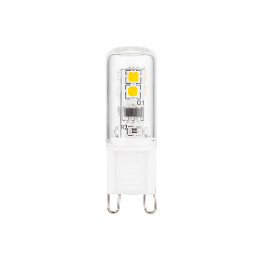 Goodlite G-83425 2W Led G9 Dimmable 120V 200 Lumens 300 Degree Beam Angle, 30W Equal T9 Light Bulb, 5000K Super White Clear Ul Listed…