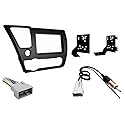 Harmony Audio Radio Install Bundle Fits Honda Civic 2013 with Metra 95-7882B Double DIN Dash Kit
