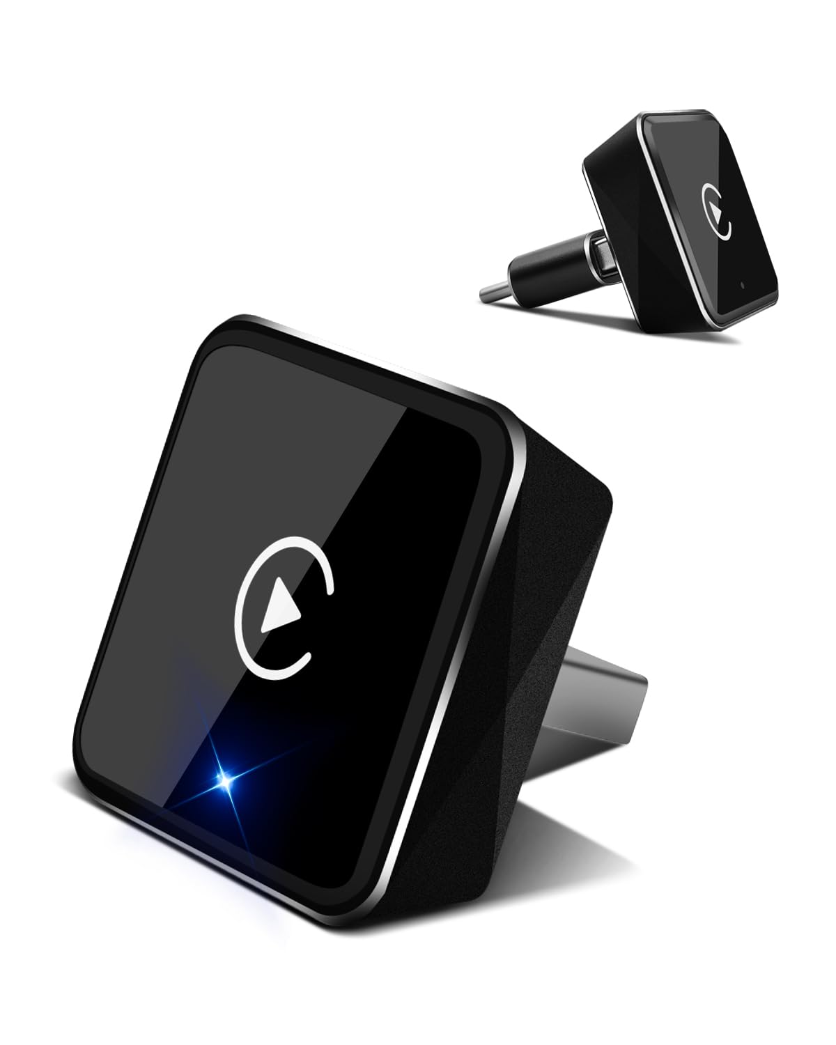 2025 Upgraded Apple Car Play Wireless Adapter for iPhone - Factory Wired CarPlay to Wireless, Auto-Reconnect, Plug & Play for iOS 10+ (iPhone 6+)