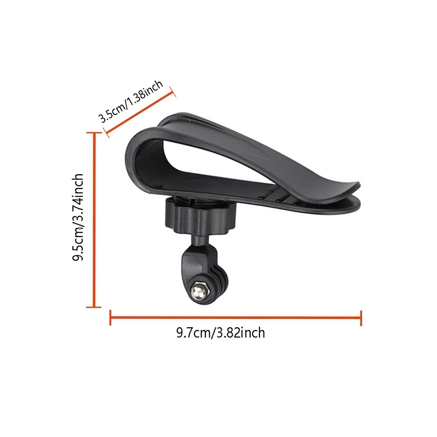 Yoogeer Car Sun Visor Mount, Quick Clip Sun Visor Mount for Insta360, AKASO,DJI Osmo Action Camera, Vlog/Video POV Holder with Phone Clip for iPhone