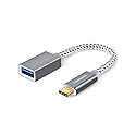 CableCreation USB to USB C Adapter 0.5FT/0.15m, USB C OTG Cable,Type C to USB A Female Connector for MacBook Pro Air, iPad mini/Pro, XPS, Galaxy S22…