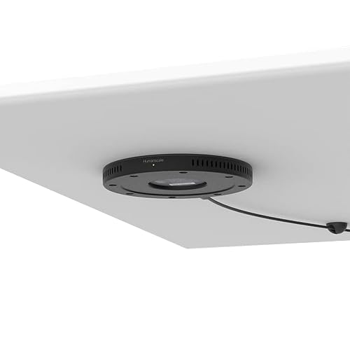 Humanscale Under Desk Wireless Charger, 10W Qi Compatible Under Table Wireless Charger, Versatile Invisible Wireless Charger, Touchless Under Desk