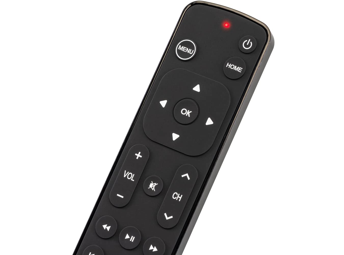 Channel Master Simple Remote - Replacement or Secondary Remote Control for Apple TV and Apple TV 4K, Easy-to-Use Design
