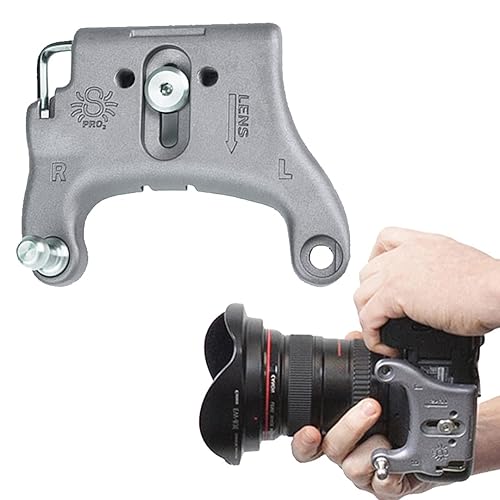 Spider Holster - Spider Camera Plates Constructed from Durable Stainless Steel & Aluminum with Anti-Slip Pads - Featuring Built-in 1/4"-20 Tripod