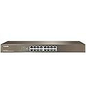 Tenda TEG1016G, 16 Port Gigabit Switch, Unmanaged Rackmount Ethernet Switch with Traffic Optimization, Plug & Play, Fanless Quiet & Metal Design
