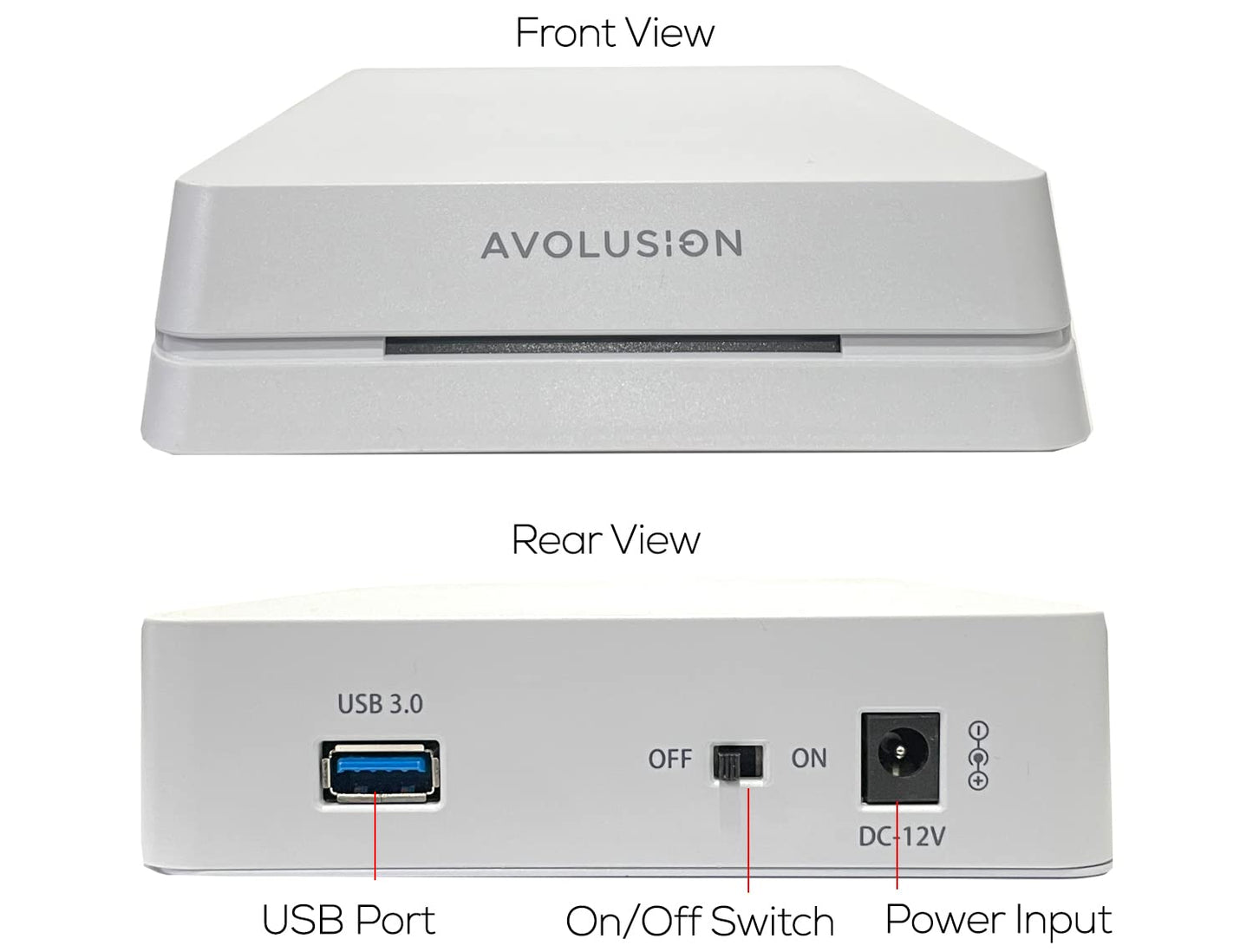 Avolusion HDDGear Pro 2TB 7200RPM USB 3.0 External Gaming Hard Drive (for PS5) White (Renewed)