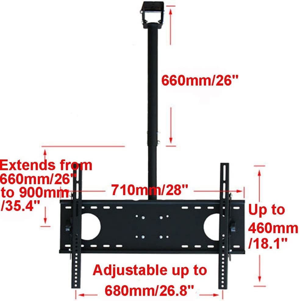 VideoSecu LCD LED UHD Plasma TV Ceiling Mount Fit Samsung LN46C750 LN55C750 LN55C630 LN46C630 LN40C540 LN46C540 LN40C610 LN55C610 LN40C630 LN46C550