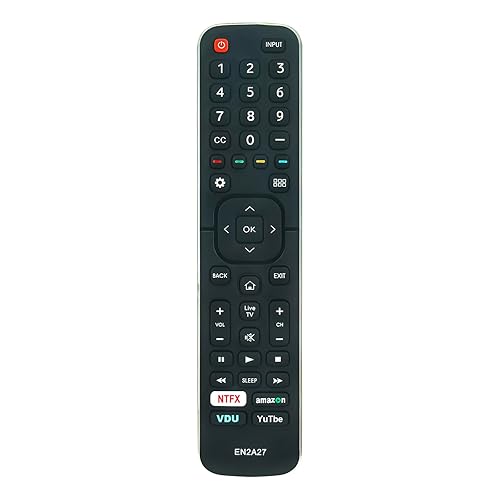 New EN2A27 Replaced Remote fit for Hisense LED TV 55H6B 50H7GB 40H5C 43H5C 43H7C 50CU6000 50H5C 50H6C 50H7C 50H7GB1 50H8C 55H5C 55H6B 55H7B 55H7C
