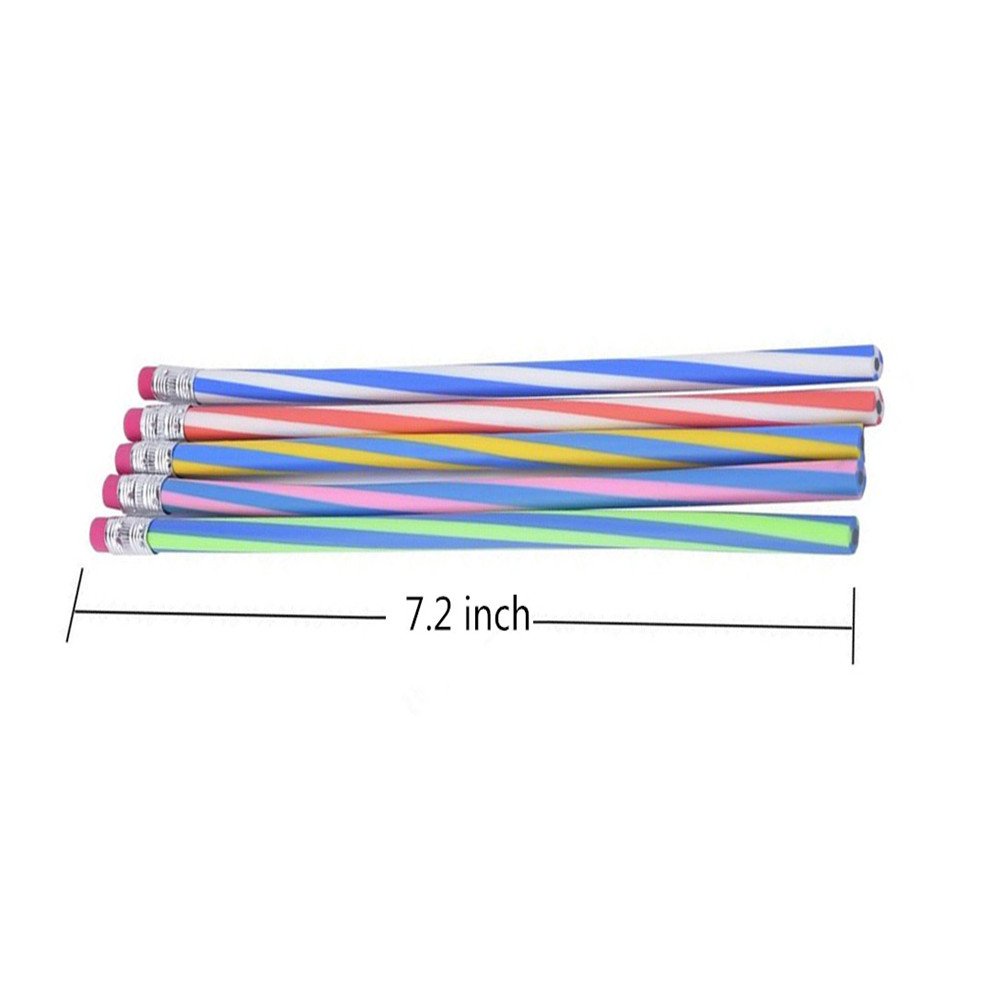 35 Pieces Flexible Soft Pencil Magic Bend Pencils for Kids Children School