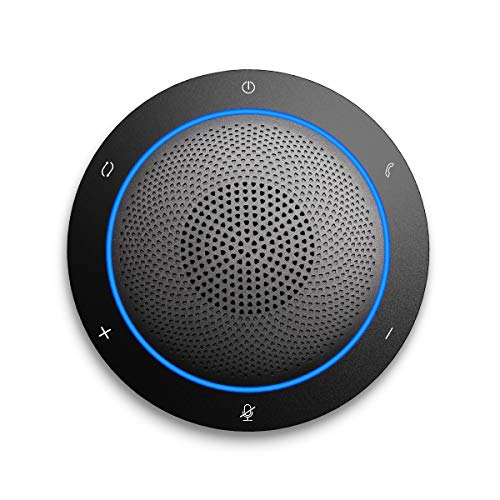 KAYSUDA Bluetooth Conference Speakerphone Wireless Microphone and Speaker for Mobile Phone and Computer, USB Office Speakerphone for Skype, Zoom