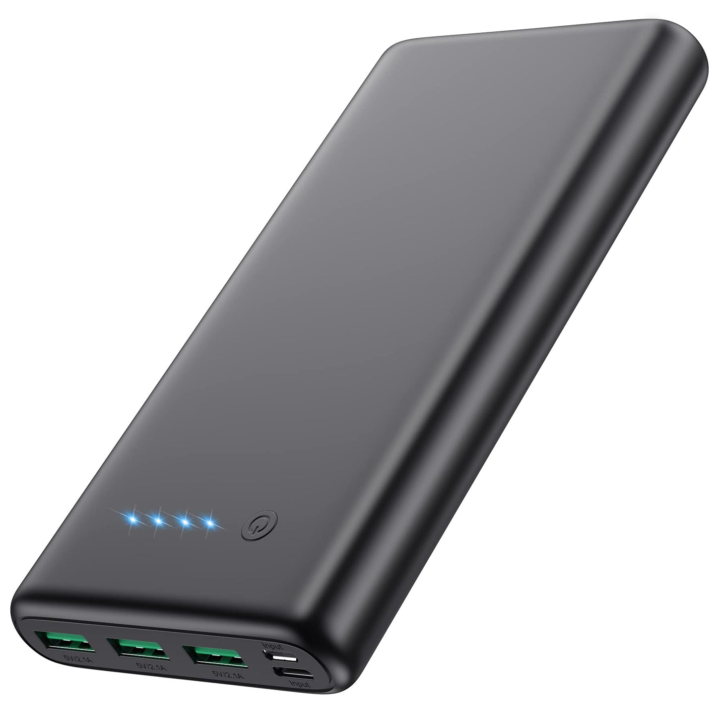Feob Portable Charger 13800mah for iPhone with Built-in Cables & AC Wall Plug,6-in-1 USB C Power Bank with iWatch Charger,25W PD Fast Charging Battery