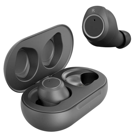 Works By ZAMZAM Wireless V5.2 Bluetooth Earbuds Compatible with Amazon Fire Stick with Charging Case for in Ear Headphones. (V5.2 Black)