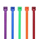 5" 40 lb Cable Ties Color Assortment 100/bag