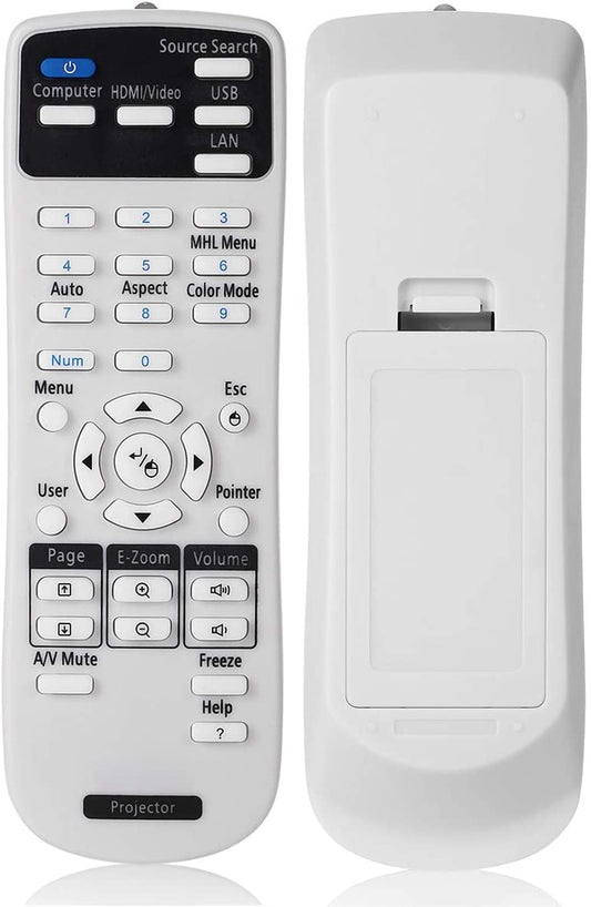 Litance Projector Remote Control for Epson 2181788 PowerLite 585W 575W 535W 108 109W 530 570 580 1930 1935 Home Cinema 1060 1040 660 BrightLink 585Wi