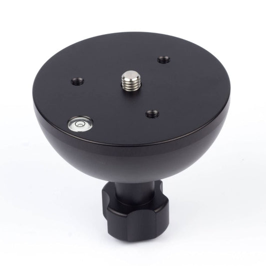 XINYING 100mm Bowl Adapter,Half Ball Flat to Bowl Adapter Converter with 3/8 inch Screw for Manfrotto Weifeng Video Tripod Fluid Head DSLR Rig Camera