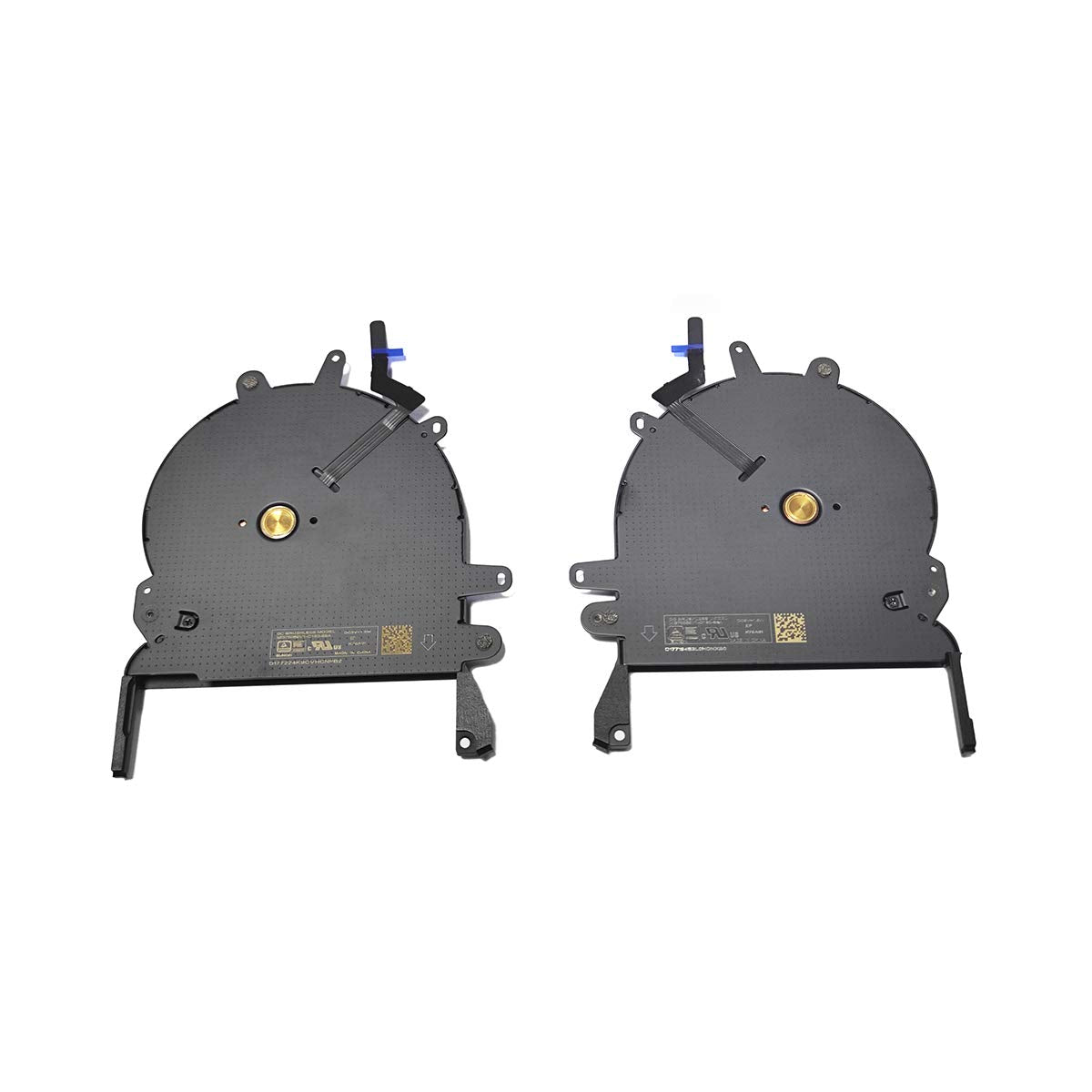 ICTION New A1990 A1707 CPU Cooling Fan Replacment 923-01471 Compatible for MacBook Pro Retina 15'' A1707 A1990 Fan Left + Right 2016 2017 2018 Year